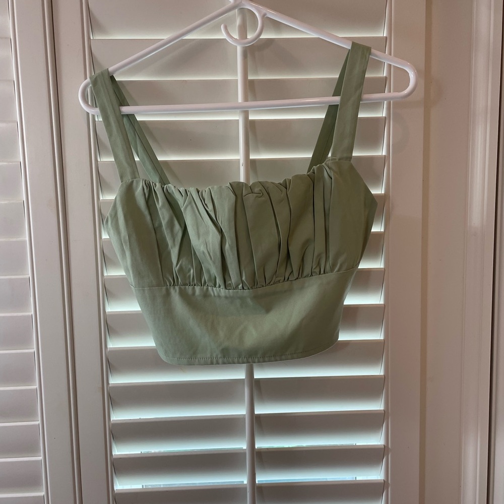 Elegant Green Women's Top